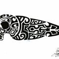 Skull maori 