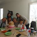 ma famille pour mon anniversaire 