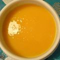 Soupe potiron-carottes (au thermomix ou pas)