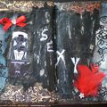 Altered book : page de février