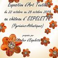 EXPOSITION D'ART TEXTILE ESPELETTE DU 22 AU 28 OCTOBRE