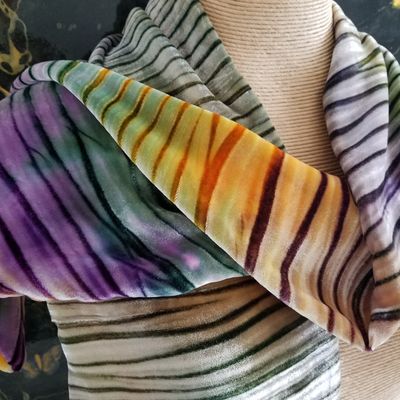 Velours de soie et shibori