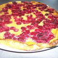 Tarte framboise a la  creme patissiere 