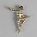 Van Cleef & Arpels. Broche Arlequin.