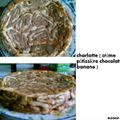 CHARLOTTE A LA CREME PATISSIERE CHOCOLAT BANANE