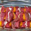Brochettes de boeuf