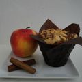 Muffins pomme-cannelle et crumble