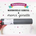 Concours affiche abécédaire - Mlle Carnival