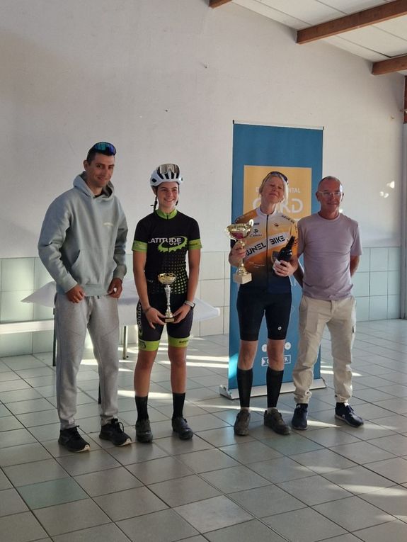 Swann : 1er U17H, Yanna : 1ère U17F