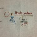 broderie en cours