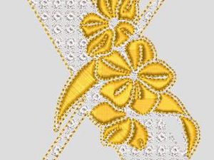 ASSET'A  monogrammes  blanc et OR