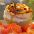 Pizza cupcake