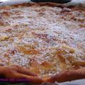 Tarte à la banane flambée