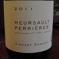 domaine Vincent Dancer 2011 meursault 1er cru "perrières"