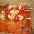 Brochettes Poulet Chorizo