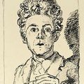 Alberto Giacometti (1901-1966) - Autoportrait au pinceau 