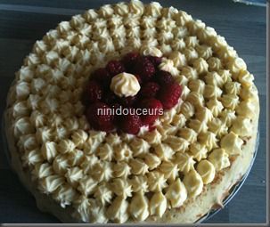 Gâteau de crêpes à la framboise