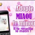 Miaou le minou : les miaulements d’un chaton égaieront votre portable
