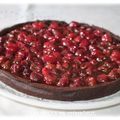 Tarte chocolat cerises