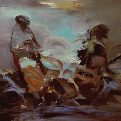 Sans titre. 130 x 80 cm.
