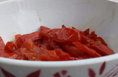 Tomates confites à la fleur de sel