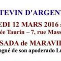 BÉZIERS - UTB - TASTEVIN D'ARGENT 2015