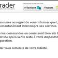 L'info de la semaine : Letrader.fr arrêt momentané ou définitif ? 