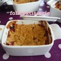 Crumbel pomme fraise 