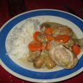 ***Pilons de poulet facon blanquette***