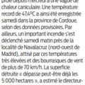 Incendies en Espagne