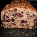 CAKE AUX RAISINS ET CRANBERRIES