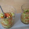 salade concombre et tomate