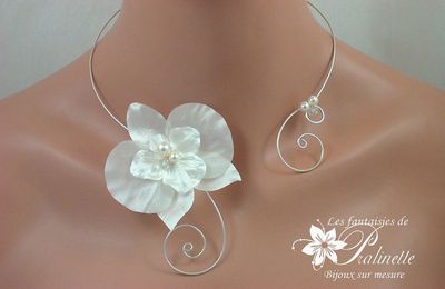 Bijoux mariage orchidée