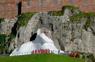 L'inauguration du Lion de Belfort