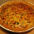 Tarte courgettes ricotta et thon