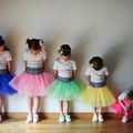 Des tutus swan multicolores pour shooting pétillant 