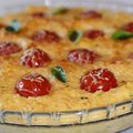 Gratin de polenta aux tomates cerises