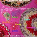 PUCES DES COUTURIERES LE DIMANCHE 15 JANVIER 2017 de 9h à 16h à la maison de quartier Fontaine Lestang à Toulouse