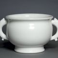 Bowl in Form of Archaic, Gu, Dehua Ware, 1600s, China, Fujian province, late Ming dynasty-early Qing dynasty