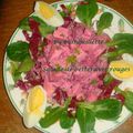 Salade de betteraves rouges