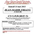 14 Mai : Stage Séniors Grands Débutants, animé par Jean-Marie Friant, à Charmes
