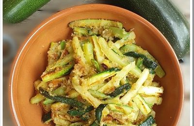 Frites de courgettes panées (All-Clad)