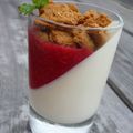 Panna cotta Framboises Speculoos