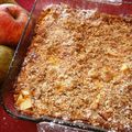 CLAFOUTIS POMMES, POIRES-STREUSEL NOISETTES