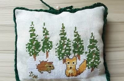 En été, je brode l'hiver !