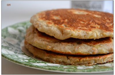 Pancakes végan banane-coco : sans gluten, sans produit laitier, sans oeufs et sans blé