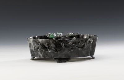 'Three chi-dragons' Brush Washer, Qing dynasty (1644-1911)