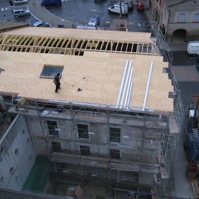 Le toit : step by step