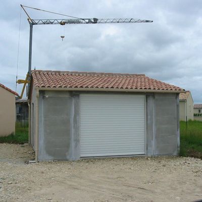 Photos après le coulage de la chappe liquide: