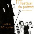 Affiche "Festival du poème" de Mandelieu-La Napoule